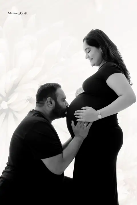 Akshay and Prachi: Waiting for their baby.