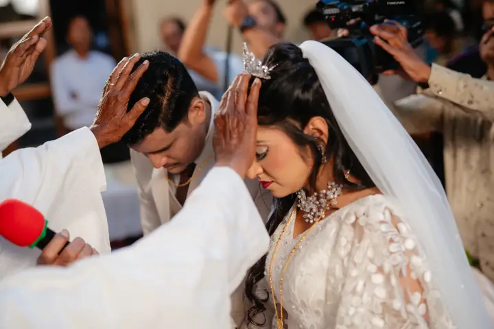 Anosh and Nikita: Blessings for a new beginning.