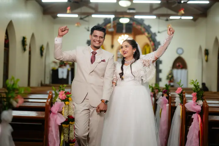 Anosh and Nikita: A joyful walk together.