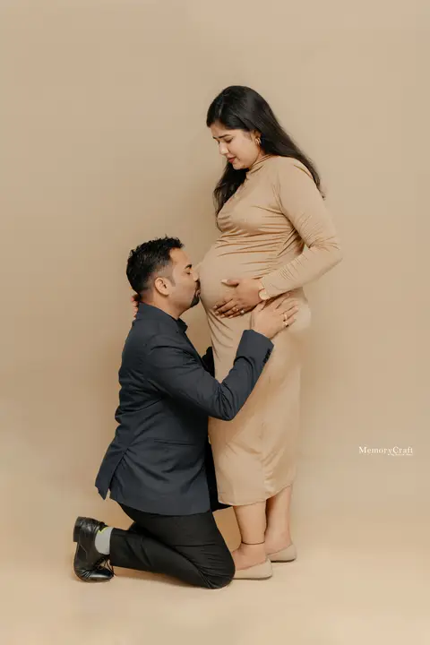 Kimaya and Ajinkya: A gentle studio moment.