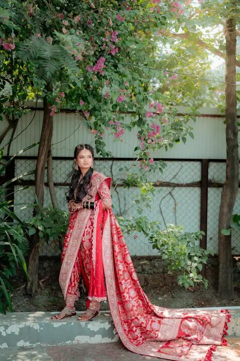 Madhuri and Ashish: The bridal look.