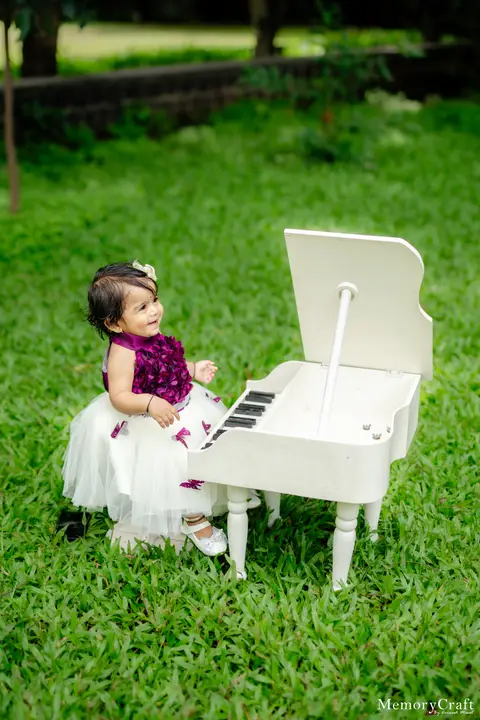 Nehal: Playing in the garden.