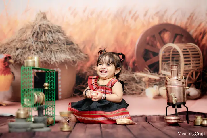 Nehal: Laughter in the play kitchen.