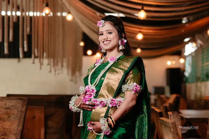 Rushikesh and Sneha: A smile in the warm light.