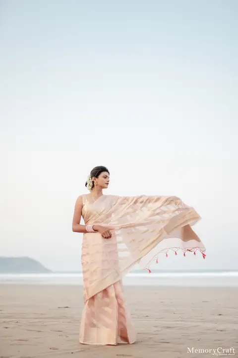 Sanket and Swapnali: The fabric catches the breeze.