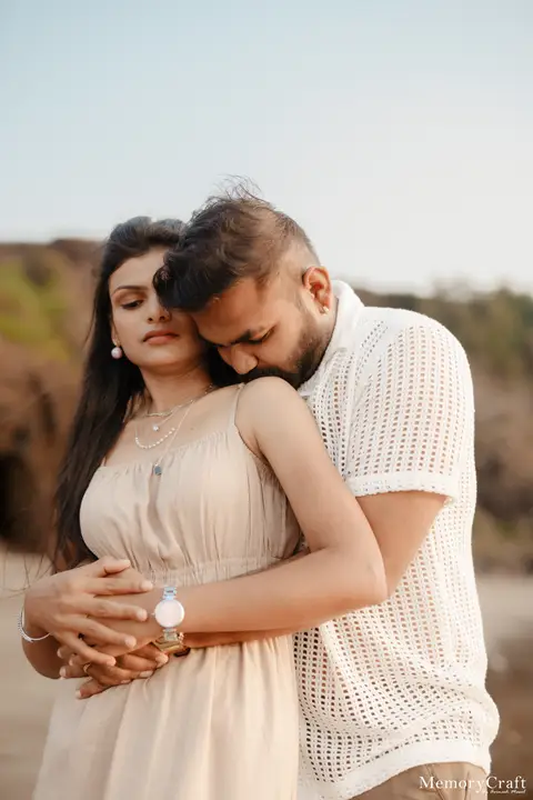 Sanket and Swapnali: A moment in his arms.