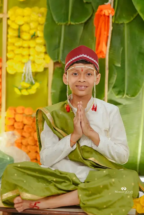 Sharvil: Ready for the ceremony.