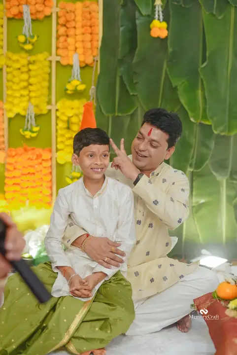 Sharvil: A moment with dad.
