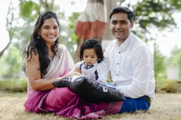 Shravan: Together on the grass.