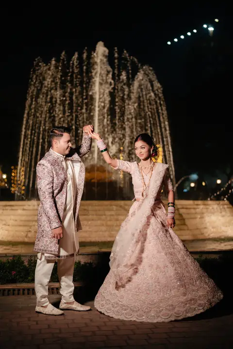 Sumit and Pragati: A twirl.
