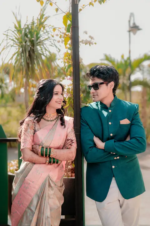 Swaraj and Anuja: A playful glance.