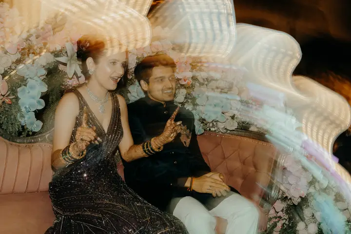 Swaraj and Anuja: The music takes over.