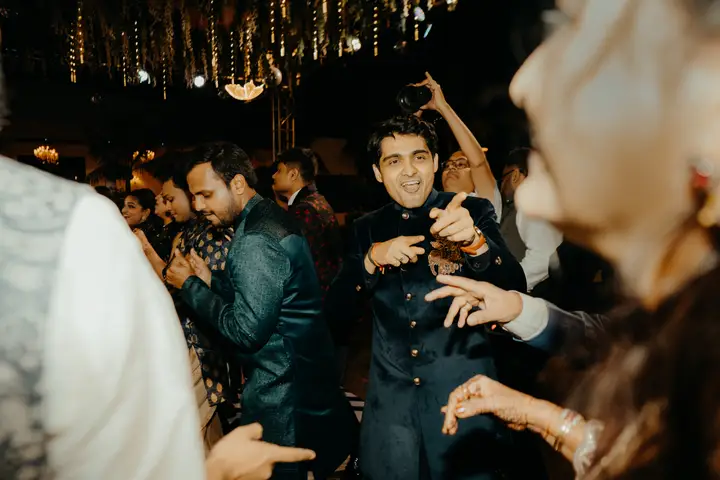 Swaraj and Anuja: Friends on the dance floor.