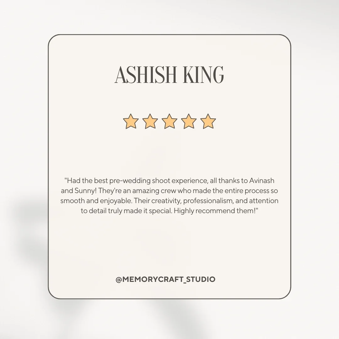Studio-supplied review card from Ashish King